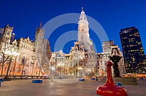 Philadelphia's landmark historic City Hall building