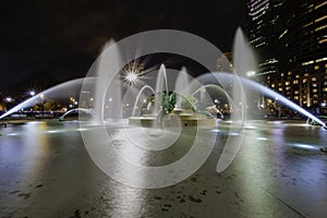 Philadelphia's Logan Circle Fountains photo