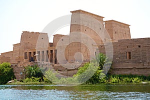 The Philae temple at Aswan, Egypt