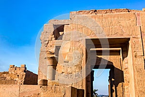 Philae temple in aswan on the Nile in Egypt