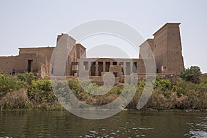 Philae Temple on the Nile River, Aswan, Egypt