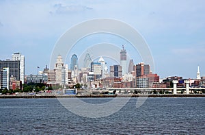 Philedelphia waterfront city scape