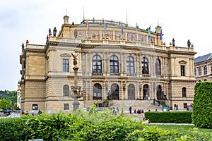 Philharmonia building in Prague, Czech Republic