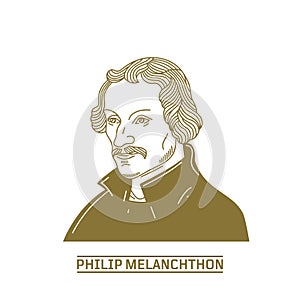 Philip Melanchthon 1497-1560 was a German Lutheran reformer, collaborator with Martin Luther, the first systematic theologian photo