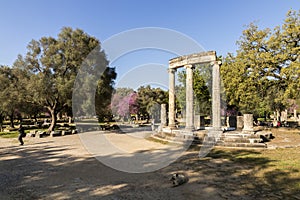 Philippeion at Olympia, Greece