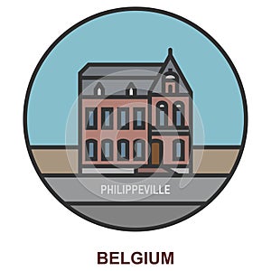 Philippeville. Cities and towns in Belgium
