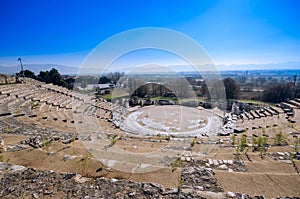 Philippi is located near the ruins of the ancient city and is part of the region of East Macedonia and Thrace