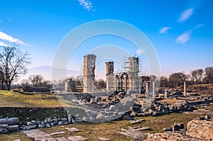 Philippi is located near the ruins of the ancient city and is part of the region of East Macedonia and Thrace