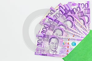 Philippine 100 peso bill, Philippines money currency, Philippine money bills background