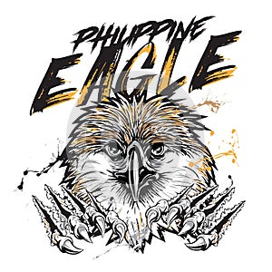 Philippine Eagle vector icon animal endangered bird