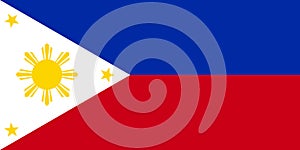 Philippine flag vector