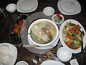 Philippine food in Tagaytay, Philippines