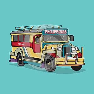 Philippine Manila icon jeepney transportation photo
