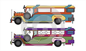 Philippine Manila icons Jeepney transportation photo