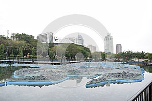 Philippine Map in Luneta Park photo