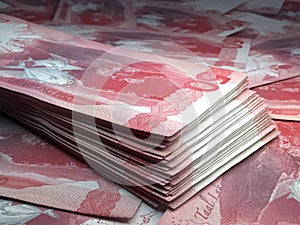Philippine money. Philippine peso banknotes. 50 PHP pesos bills