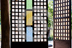 Philippine traditional window pane