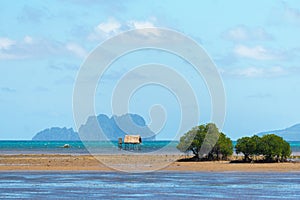 Philippine village on the water