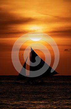 Philippines Boracay Island Sunset