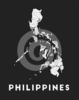 Philippines - communication network map of.