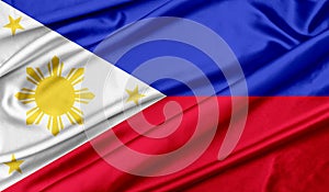 Philippines flag texture background