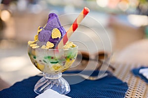 Philippines mixed ice or Halo halo photo