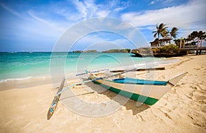 Philippines traditional fishing boat