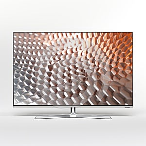 Samsung S5 Tv: Bright White Back With Shiny Bumpy Texture photo