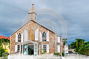 Philipsburg Methodist Church on Front Street in Sint Maarten.