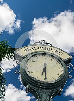 Philipsburg St. Maarten clock