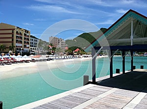 Philipsburg, St. Maarten Dock and Beach