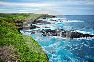 Phillip Island coastal area. landscape of Nobbies overlook Seal Rocks