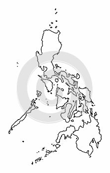 Phillipines outline map
