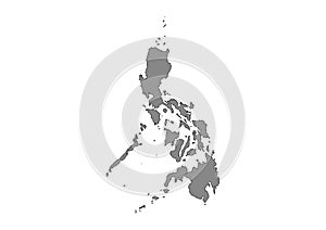 Phillipines State Map Vector silhouette