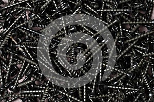 Phillips head drywall screws background