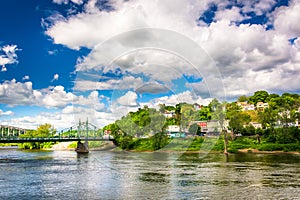 Phillipsburg, New Jersey, seen across the Delaware River from Ea