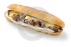 Philly cheese steak sandwich