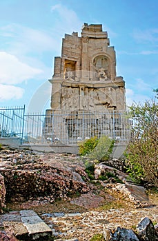 Philopappu monument in Athens