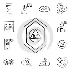 Philosophers icon. Mad science icons universal set for web and mobile