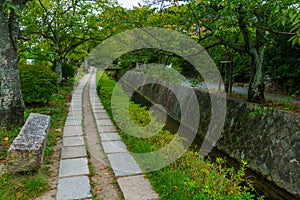 Philosophers Path Tetsugaku no michi, in Kyoto