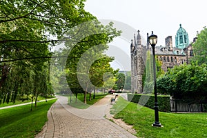 Philosophers Walk, University of Toronto. Trinity College.