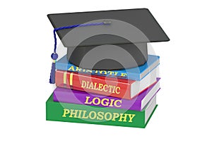 Philosophy education, 3D rendering