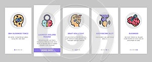 Philosophy Science Onboarding Icons Set Vector photo