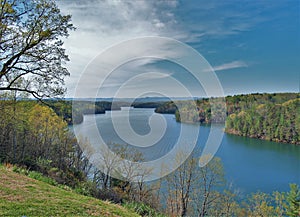 Philpott Lake in the Blue Ridge Mountains