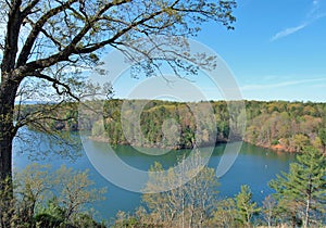 Philpott Lake in the Blue Ridge Mountains