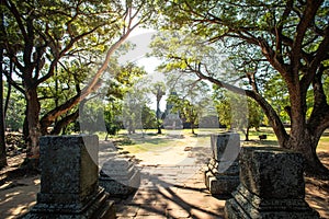 Phimai Historical park : historical park and ancient castle in Nakhon Ratchasima, Thailand