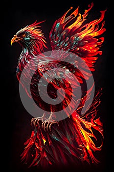 Phinix bird genarate by Artificial intelligence