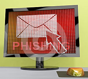 Phishing E-mail Internet Threat Protection 3d Rendering