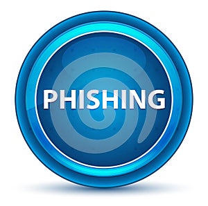 Phishing Eyeball Blue Round Button