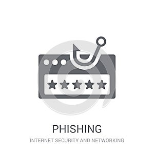 Phishing icon. Trendy Phishing logo concept on white background